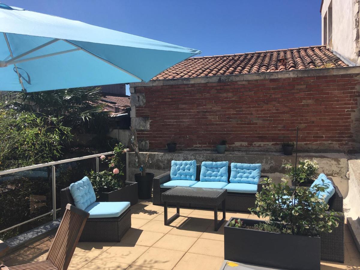 L Appart Des Cloutiers, Terrasse De 25M2 라로셸 외부 사진